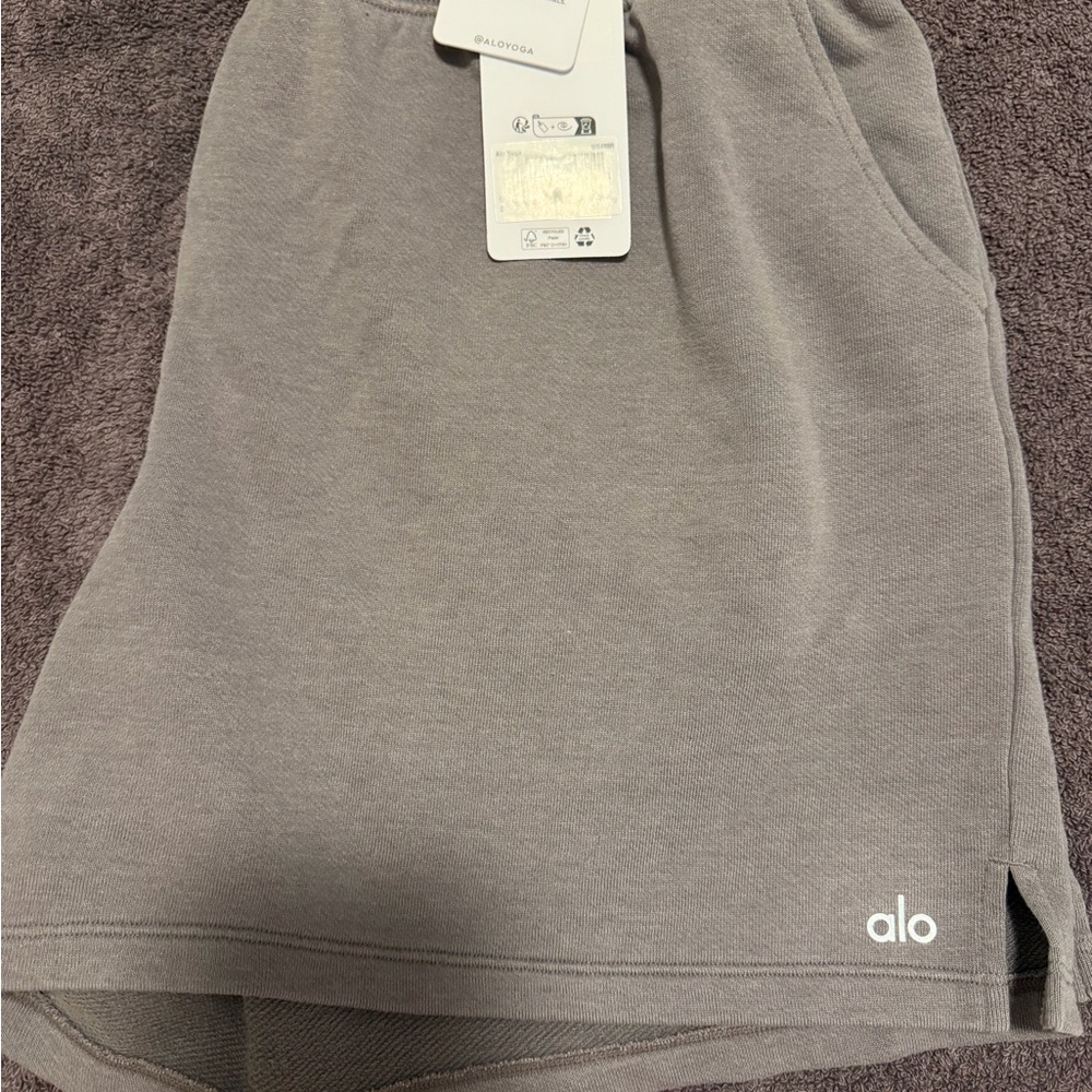 ALO Yoga Cool Gray Shorts